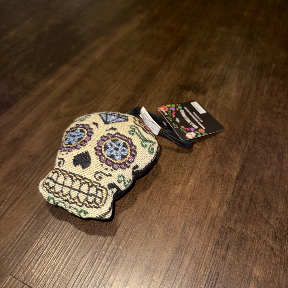 Decorative Skull Accent Pillow
